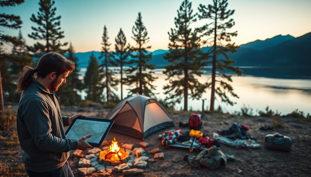 Camping mit KI Automatisierte Reiseplanung