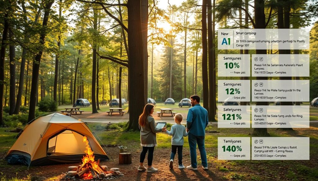 Campingplatz Vergleich mit KI-Technologie