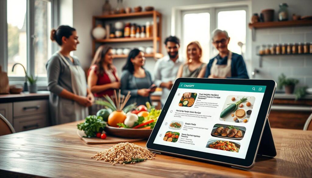 ChatGPT Küche und KI Essensplanung für regionale Gerichte