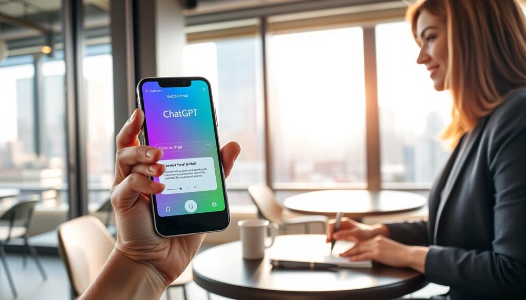 ChatGPT Mobile App Voice to E-Mail Funktion für produktives Arbeiten unterwegs ChatGPT Mobile App Voice to E-Mail Funktion für produktives Arbeiten unterwegs