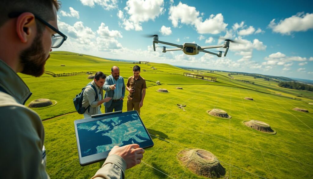 Computer Vision Archäologie bei der Analyse von Luftaufnahmen