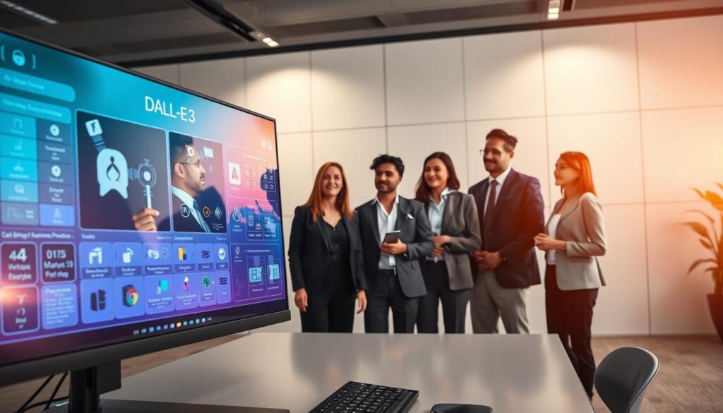 DALL-E 3 AI Bildgenerierung Interface