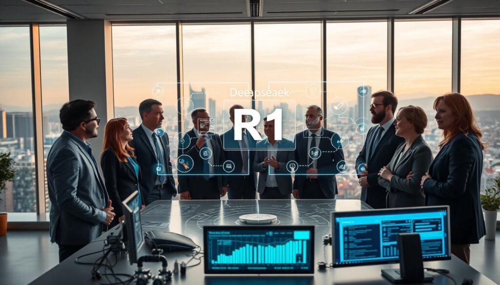 Deepseek R1-Modell KI Innovation kosteneffiziente Technologie