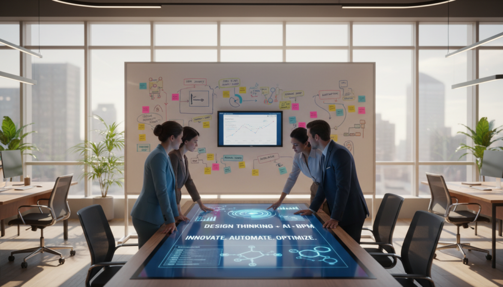 Design Thinking KI und Business Process Management Integration
