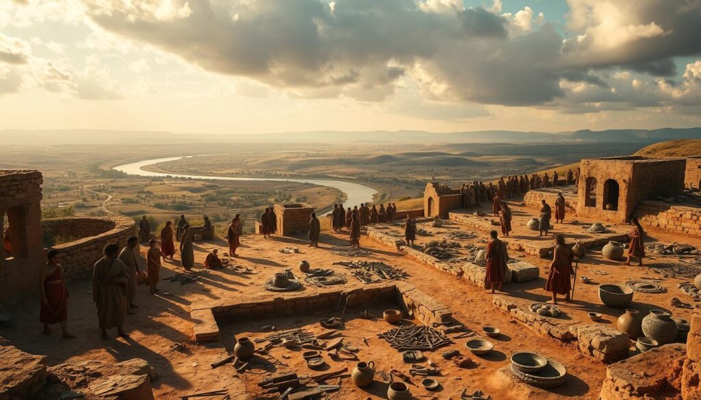 Dezentralisierung Bronzezeit Zivilisation archäologische Erkenntnisse