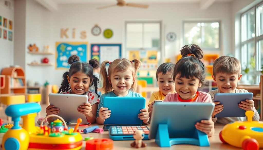 Digitale Lerntools für Kindergartenkinder mit interaktiven Spielen