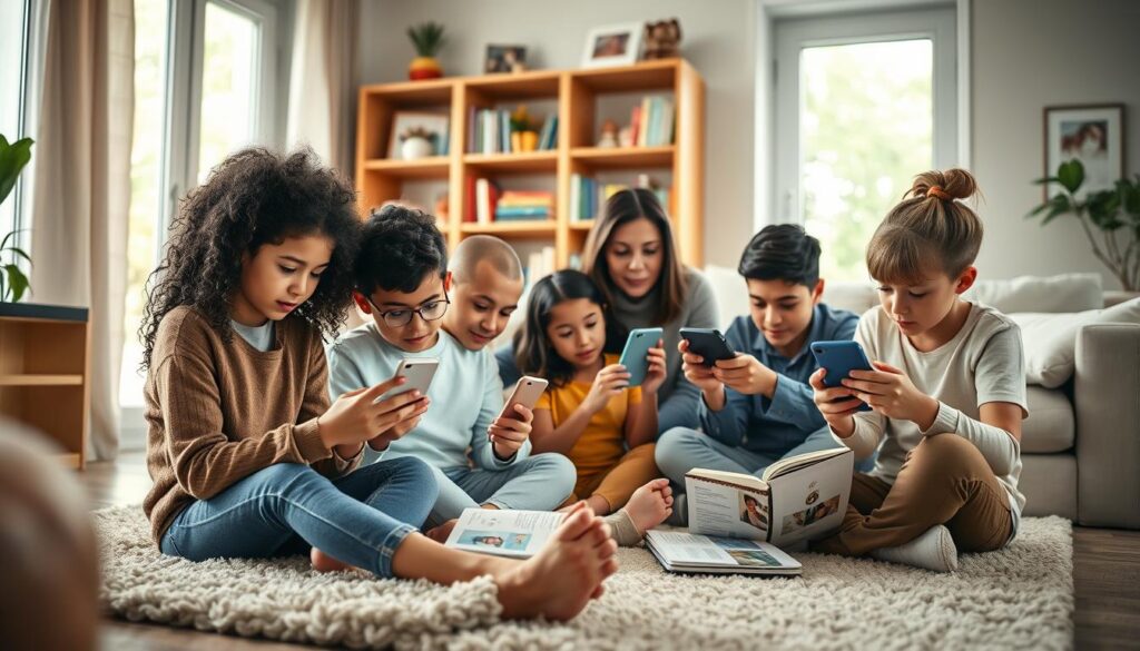 Digitale Medienkompetenz und Smartphone Kinder Vorbereitung