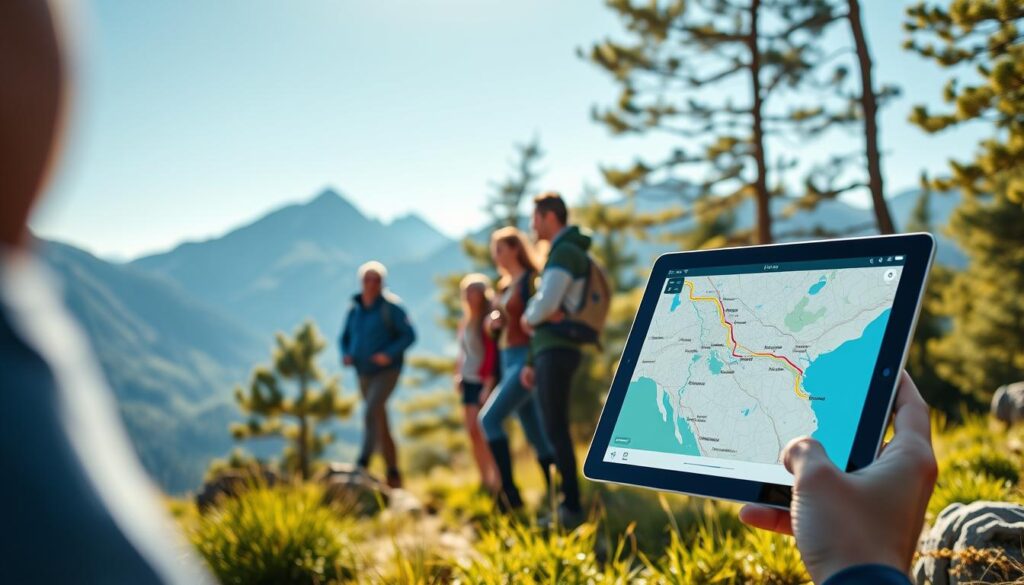 Digitale Outdoor-Navigation mit KI-Integration Digitale Outdoor-Navigation mit KI-Integration