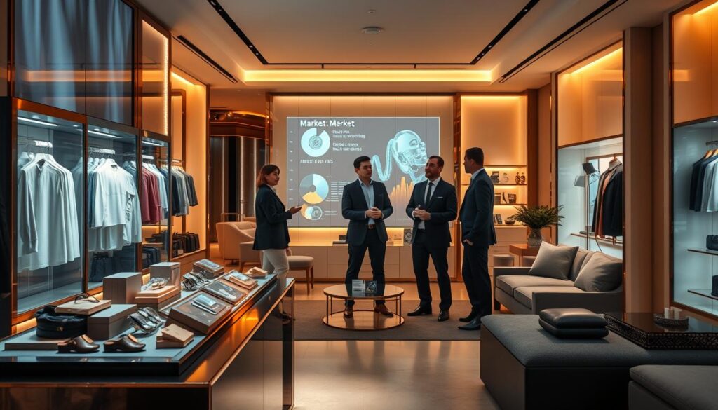 Digitale Transformation Luxussektor und moderne Technologie