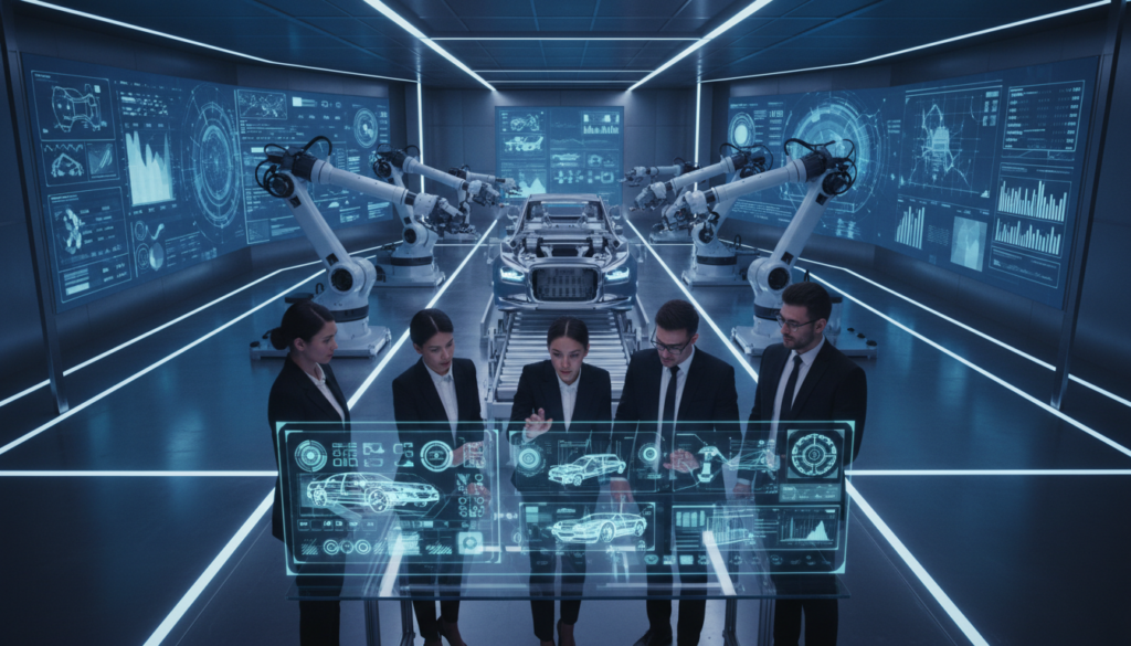 Digitale Transformation und Datenanalyse in der KI-Produktion