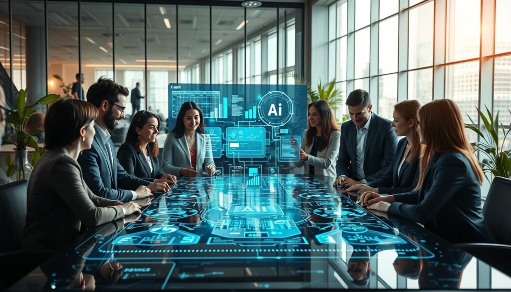 Digitale Zusammenarbeit und Künstliche Intelligenz Unternehmen