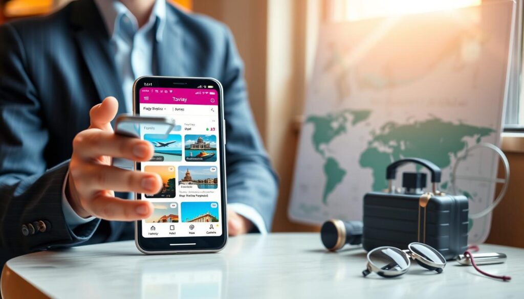 Digitaler Reiseassistent für Flugbuchungen und Hotelreservierungen