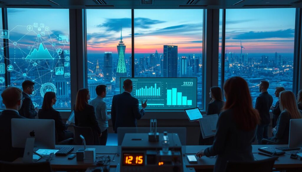 Digitalisierung Energieversorger und intelligente Stromverteilung