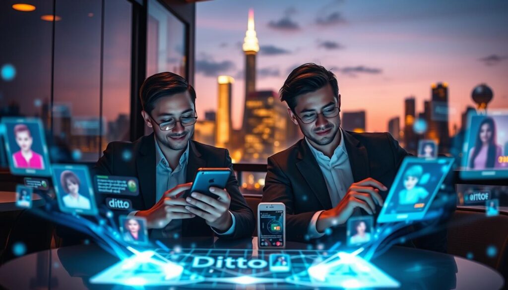 Ditto Dating App und KI Dating Simulation