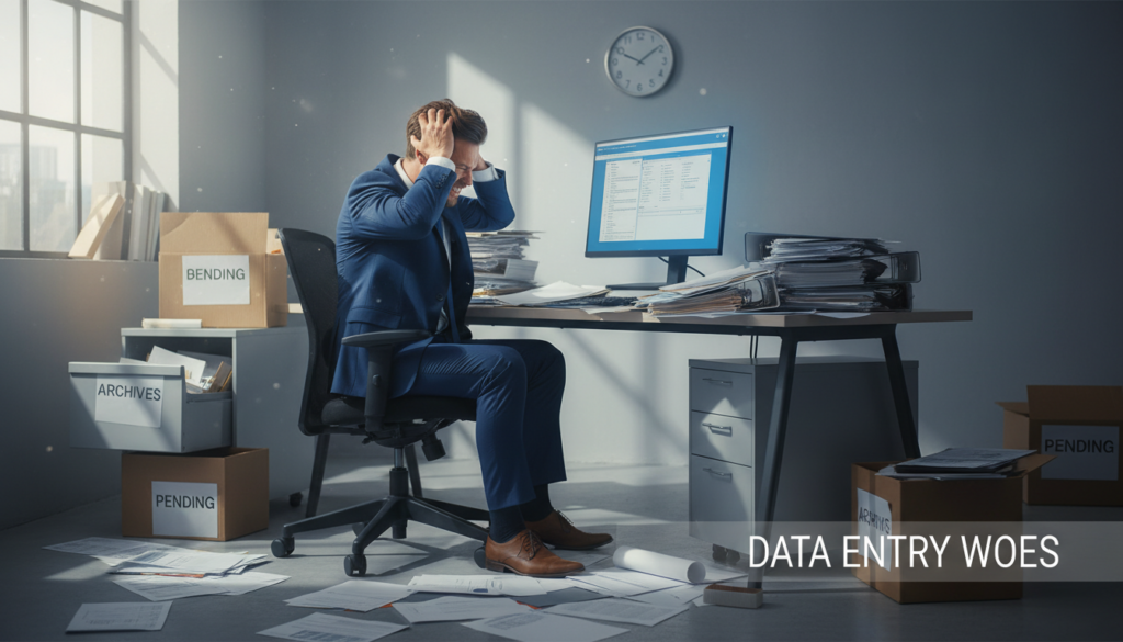 Dokumenten-Workflow manuelle Dateneingabe Fehlerquellen