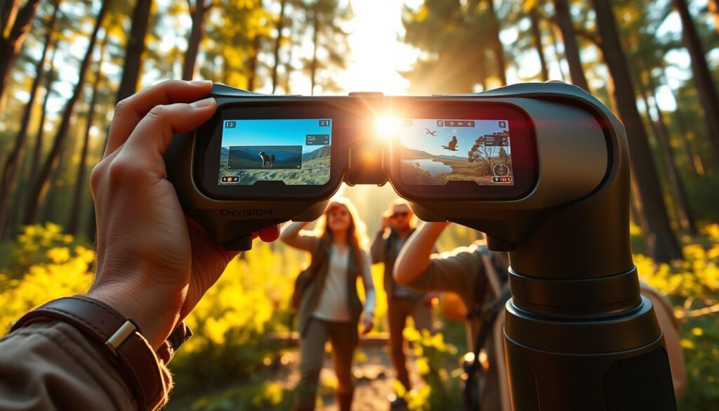 ENVISION Fernglas mit Augmented Reality Outdoor Technologie