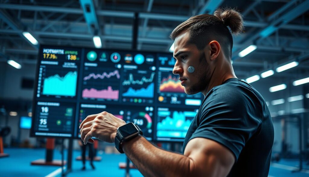 Echtzeit-Tracking Athleten mit biometrischer Überwachung