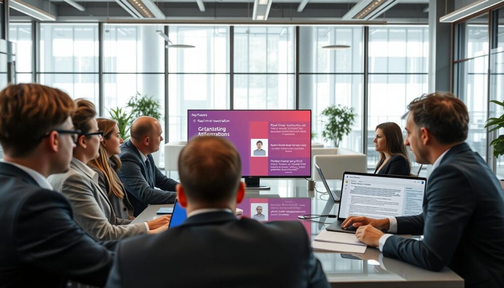 Echtzeit-Transkription und automatische Aktionspunkte in KI Meeting Tools