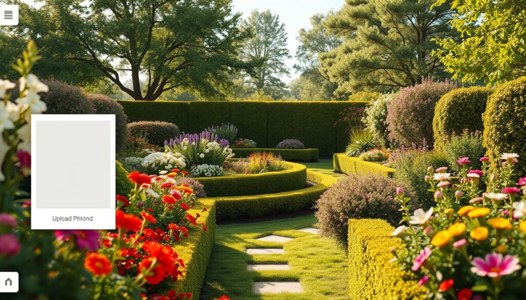 Echtzeit-Visualisierung Garten mit Foto-Upload