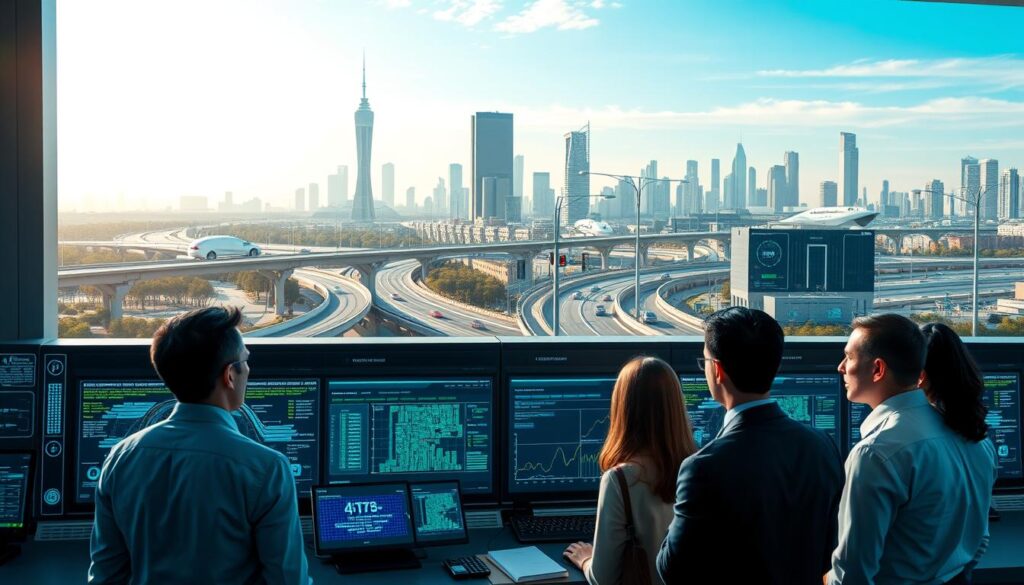 Edge AI Verkehr und KI-Prozessoren für intelligente Verkehrssysteme