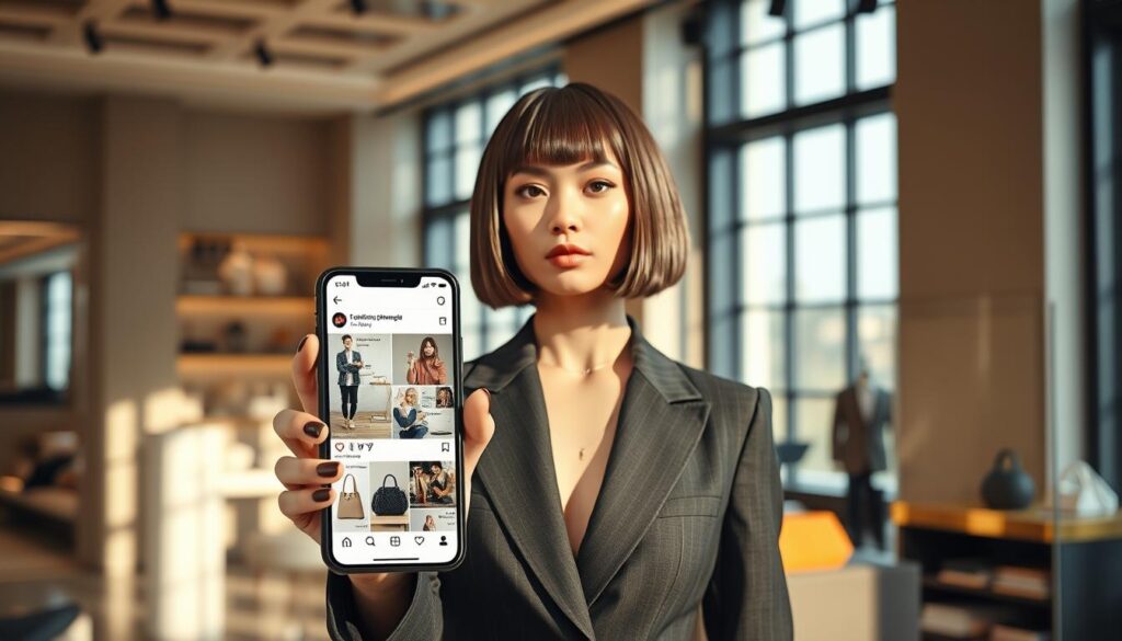 Ein High-Fashion-KI-Influencer für Luxusmarken mit automatisierten Markenkooperationen auf Instagram