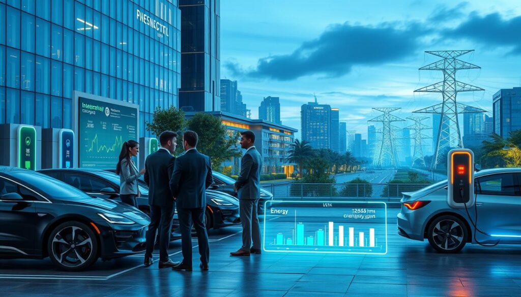 Elektromobilität Integration intelligentes Ladenetzwerk