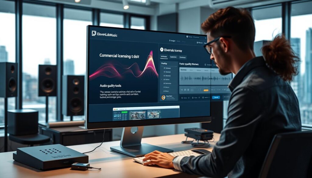 ElevenLabs Music Plattform für kommerzielle Lizenzierung und Audioqualität