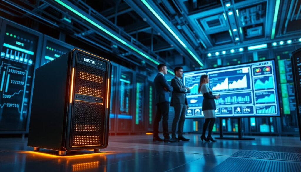 Energieeffiziente KI-Modelle von Mistral Energieeffiziente KI-Modelle von Mistral