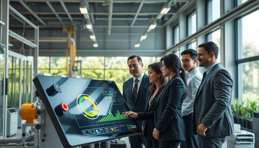 Energieeffizienz KI und intelligente Energieverteilung in der Produktion