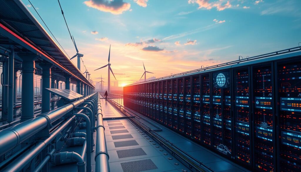 Energieinfrastruktur KI Rechenzentren Stromversorgung Energieinfrastruktur KI Rechenzentren Stromversorgung