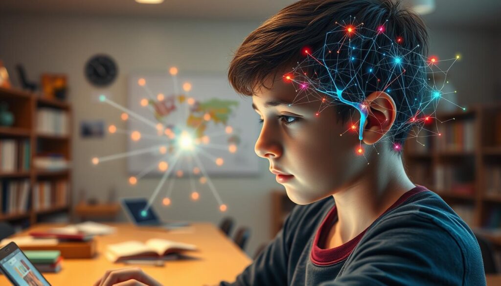 Entwicklungspsychologie KI und kindliches Gehirn in der Adoleszenz