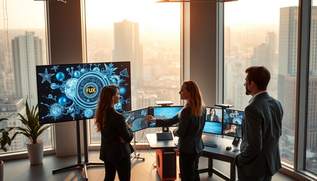 FLUX SuperNinja professionelle Bildgenerierung Unternehmen