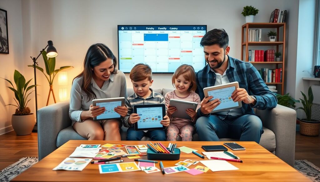 Familienkalender synchronisieren mit KI-Tools