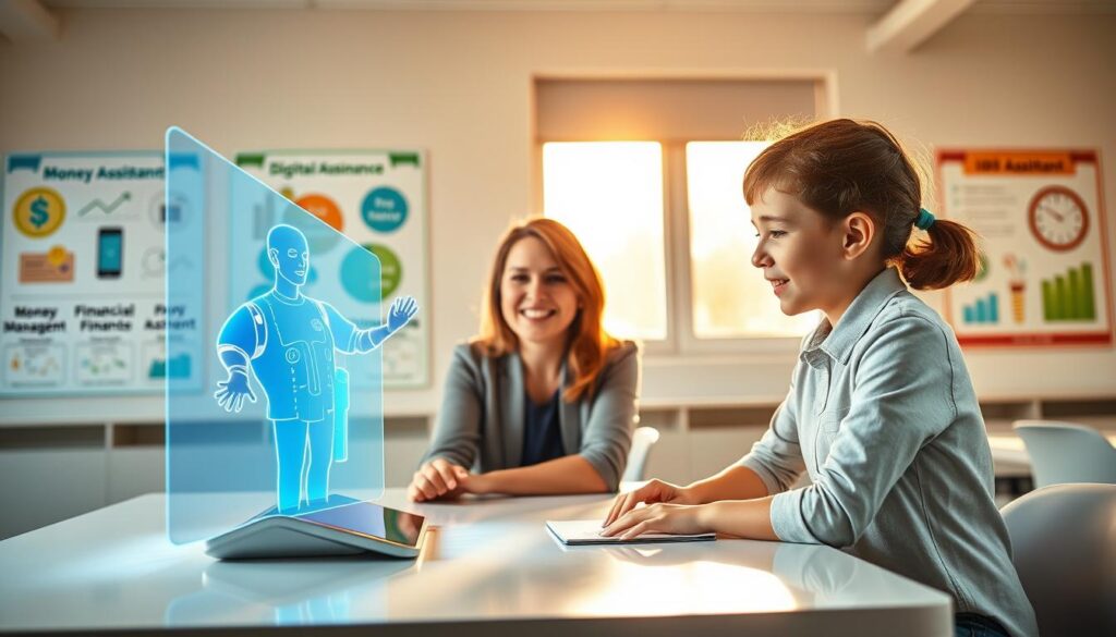 Finanzielle Bildung Kinder mit KI-Unterstützung