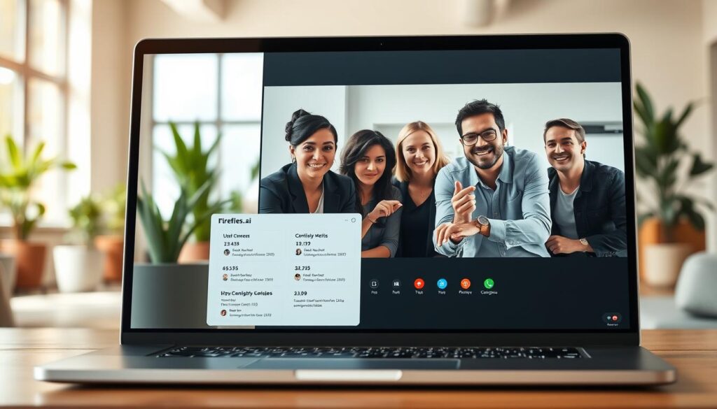 Fireflies.ai Konversationsanalyse für Remote-Team-Kommunikation