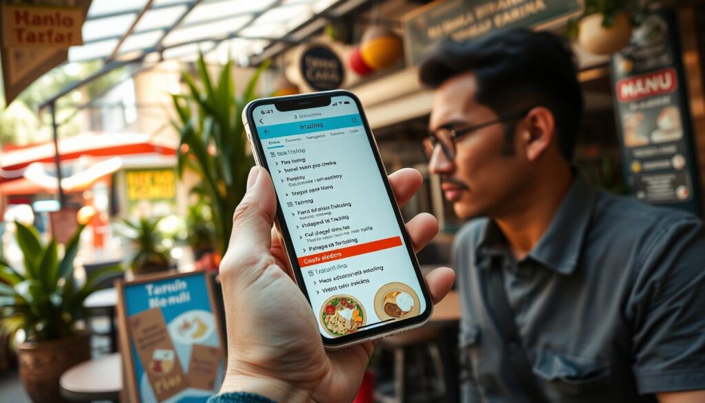 Fotoübersetzung mit Smartphone für Speisekarten und Schilder
