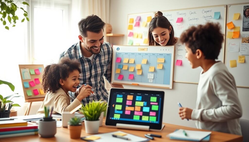 Gemeinsame Familienkalender und Aufgabenverwaltung