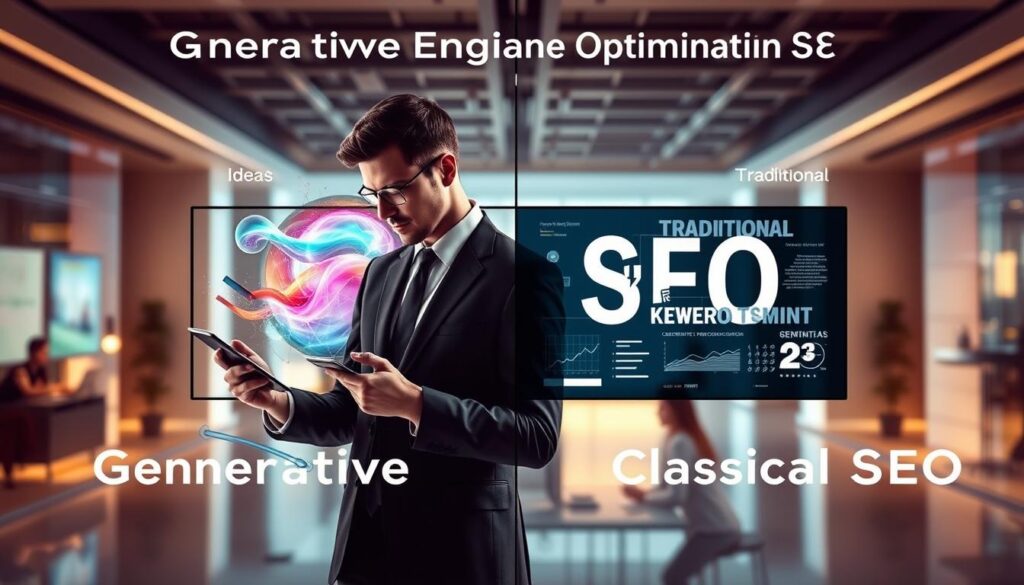 Generative Engine Optimization versus klassisches SEO Vergleich