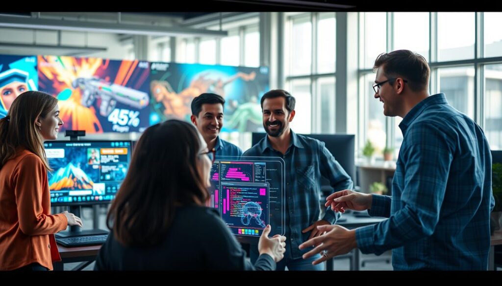 Generative KI Gaming Entwicklung und Beschleunigung von Entwicklungszyklen