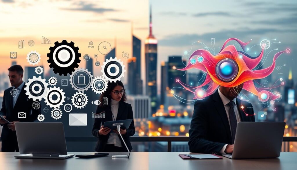 Generative KI Innovation Unterschied traditionelle Künstliche Intelligenz Generative KI Innovation Unterschied traditionelle Künstliche Intelligenz