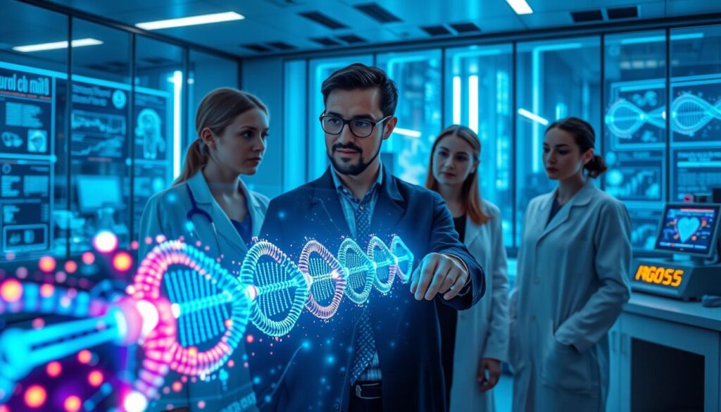 Gensteuerung KI und genetische Schalter