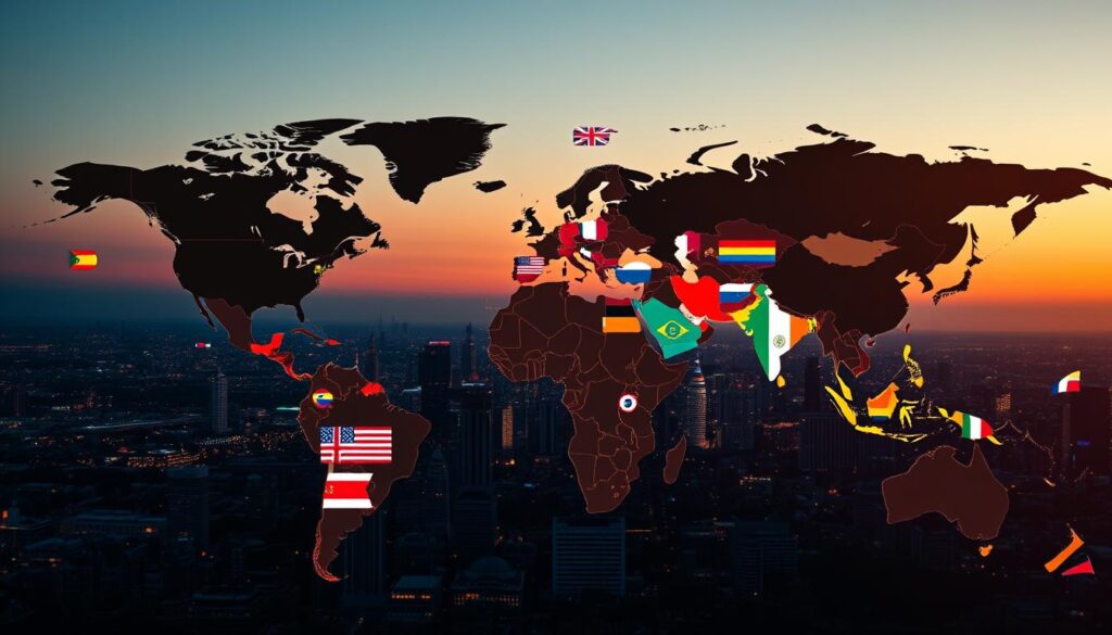 Geopolitische Einflusszonen und KI politische Trends