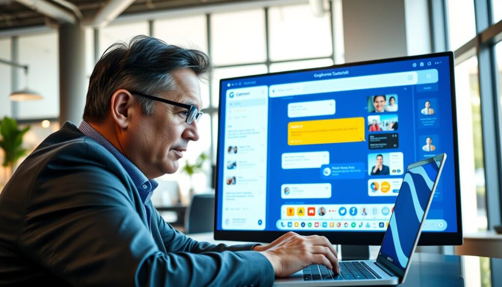 Google Gemini multimodale KI-Chatbot-Interaktion