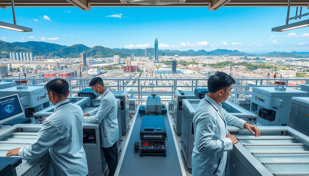 Halbleiter-Geopolitik Taiwan TSMC Chipproduktion