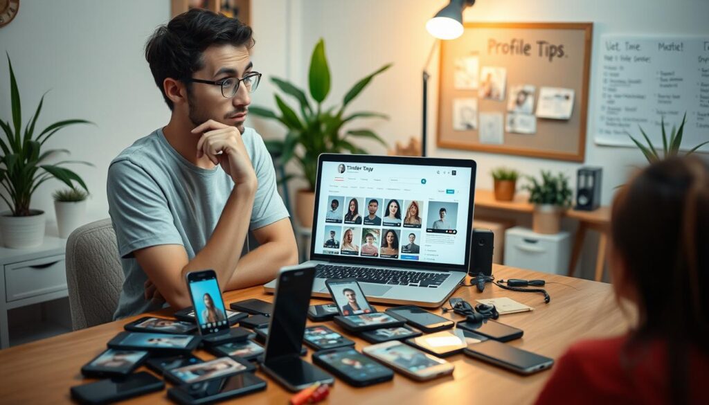 Herausforderungen beim Erstellen eines Tinder-Profils und Fotowahl