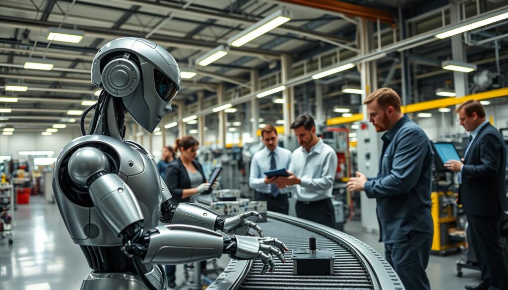 Humanoide Roboter in der Produktion