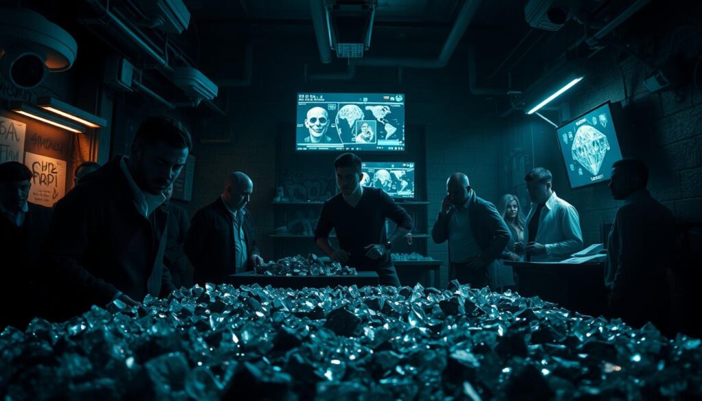 Illegale Diamantenmärkte und KI-Kontrollmechanismen