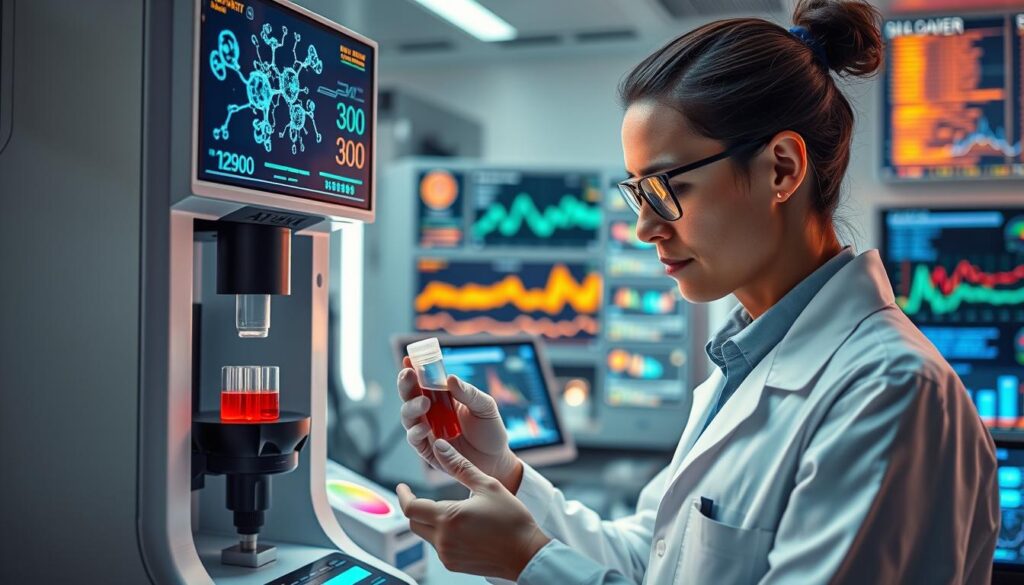 Infrarotspektroskopie Blutanalyse KI Biomarker Erkennung Infrarotspektroskopie Blutanalyse KI Biomarker Erkennung