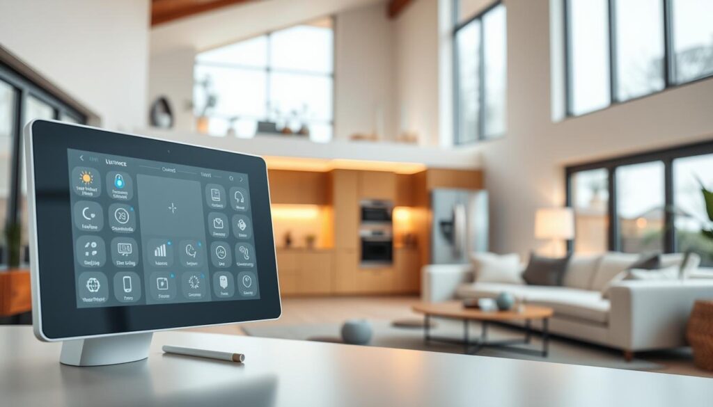 Intelligente Hausautomation und vernetzte Geräte im IoT Wohnraum