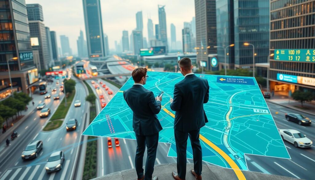 Intelligente Karten mit Stauprognose in Echtzeit